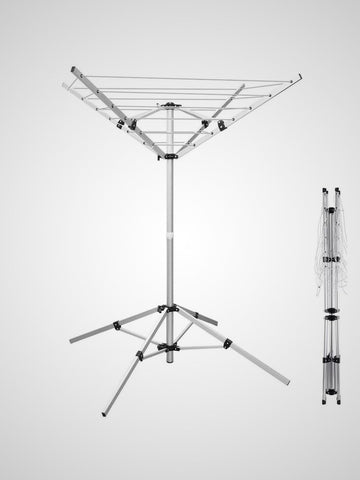Étendoir Rotatif Parapluie Pliable | 4 Bras, 16m de Séchage