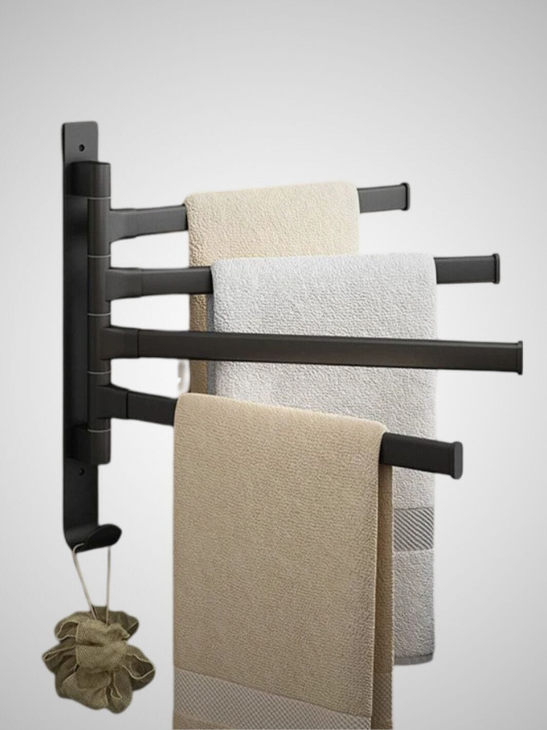 Aesthetic Rotating Wall Mount Towel Rack