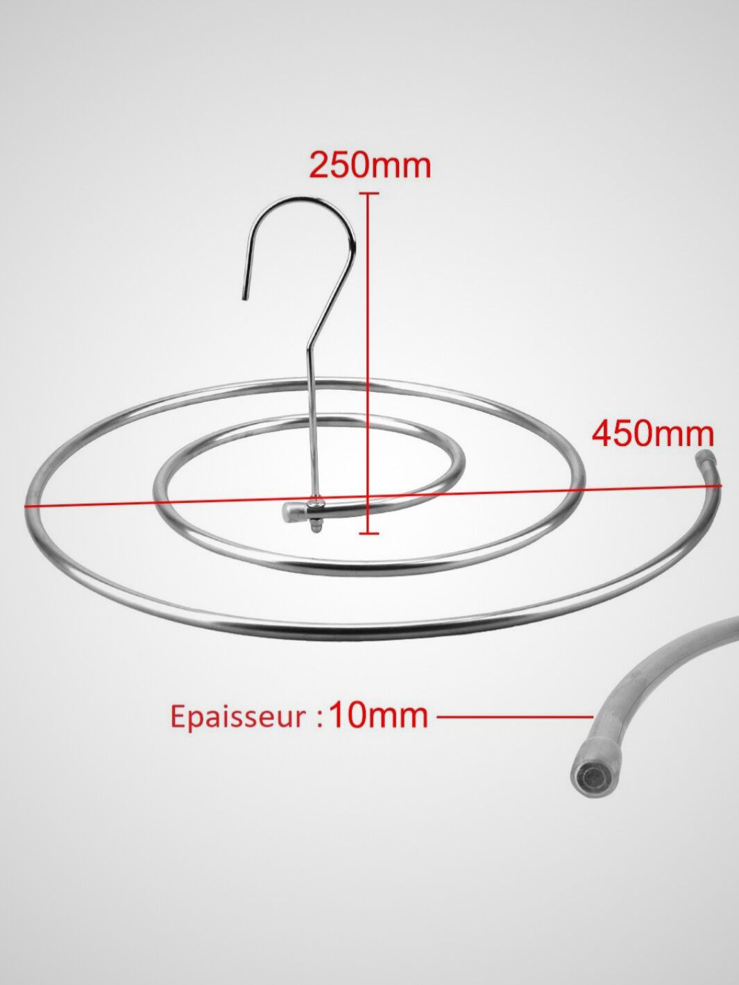 Cintre pour Draps en Spiral Par Défaut