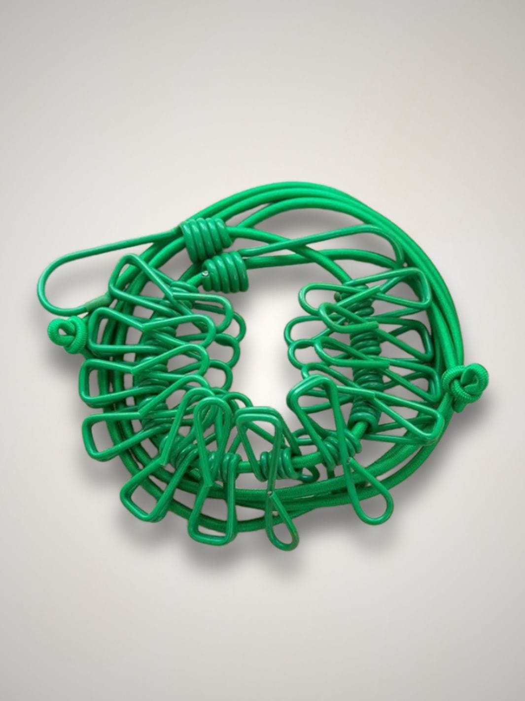 Corde à Linge Élastique Vert