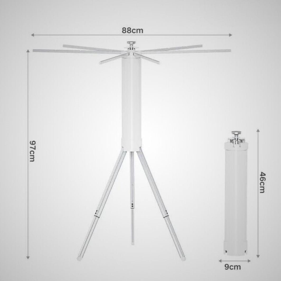 Séchoir Trépied  Blanc / 6