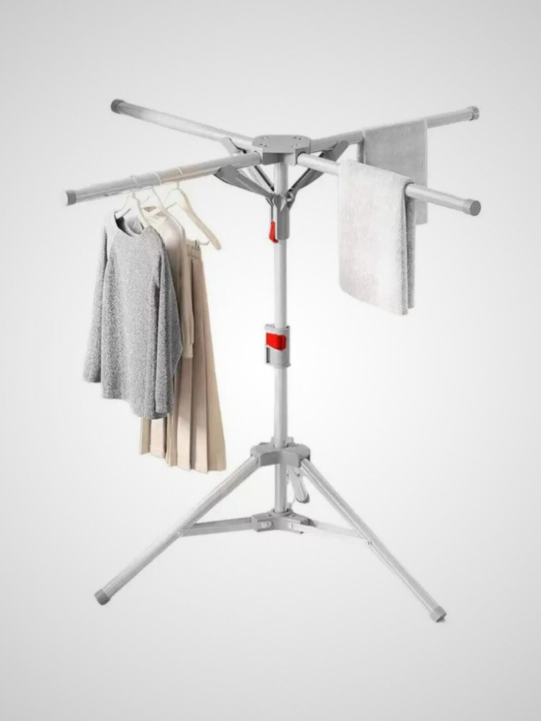 Étendoir à Linge Pliable avec Trépied | Séchoir Rotatif Compact