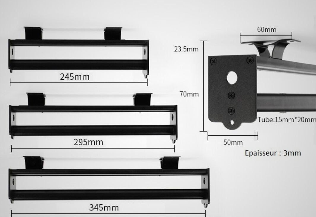 Tringle à Vêtements Téléscopique